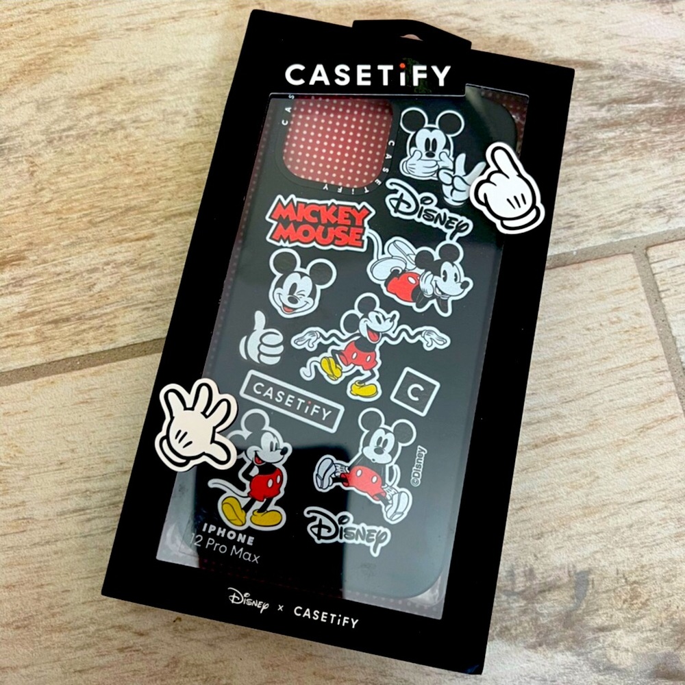 Disney Mickey Mouse Casetify Phone Case iPhone 12 Pro Max NEW